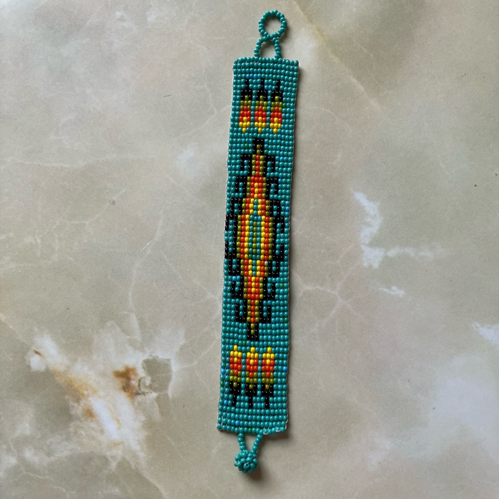 Handcrafted First Nations Beaded Bracelet
